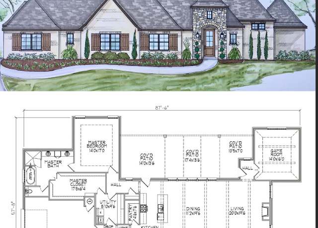 Property at 2667 Plan, Broken Arrow, OK 74014, 3 beds, 2.5 baths