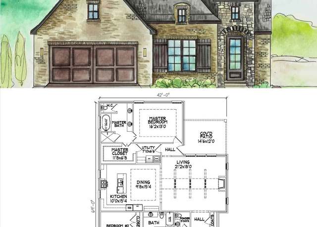 Property at 1909 Plan, Owasso, OK 74055, 3 beds, 2.5 baths