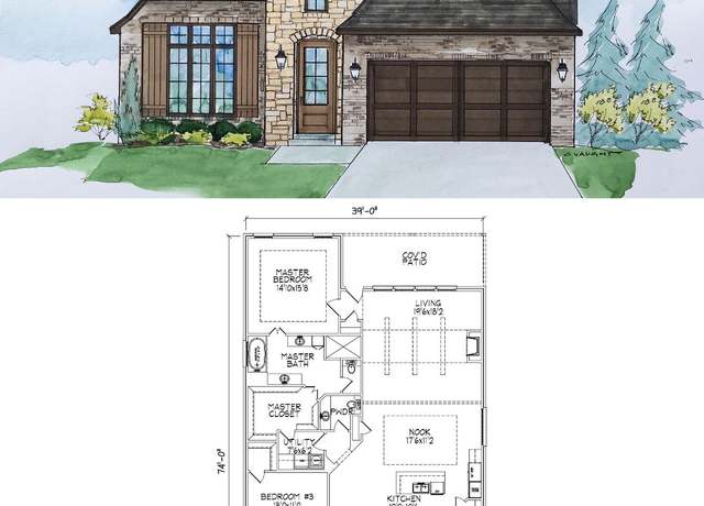 Property at 2115 Plan, Owasso, OK 74055, 3 beds, 2.5 baths