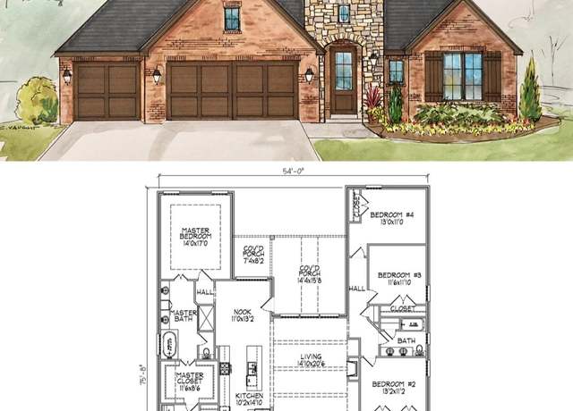Property at 2758 Plan, Jenks, OK 74037, 4 beds, 2.5 baths