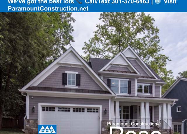 Property at Rose Plan, Chevy Chase, MD 20815, 6 beds, 5.5 baths