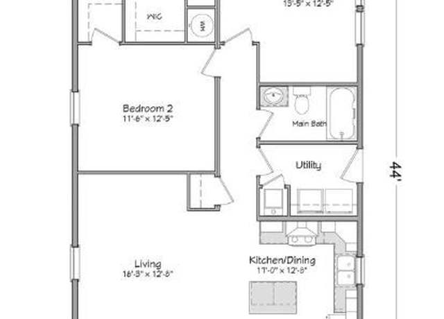 Property at Hancock 44 Plan, Bowdoin, ME 04287, 2 beds, 2 baths