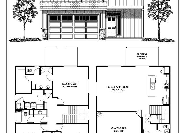 Property at Twin Harbors 1850 Budget Plan, Vancouver, WA 98682, 2 beds, 2.5 baths