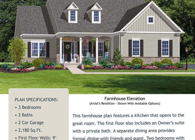 Property at Reagan - Farmhouse Plan, Easton, PA 18045, 3 beds, 2 baths