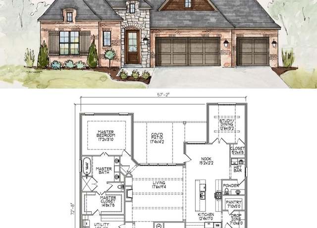 Property at 2577 Plan, Claremore, OK 74017, 3 beds, 2.5 baths