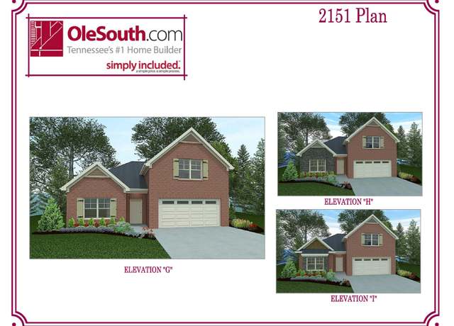 Property at 2151 Elevation GHI Plan, Pleasant View, TN 37146, 3 beds, 3 baths