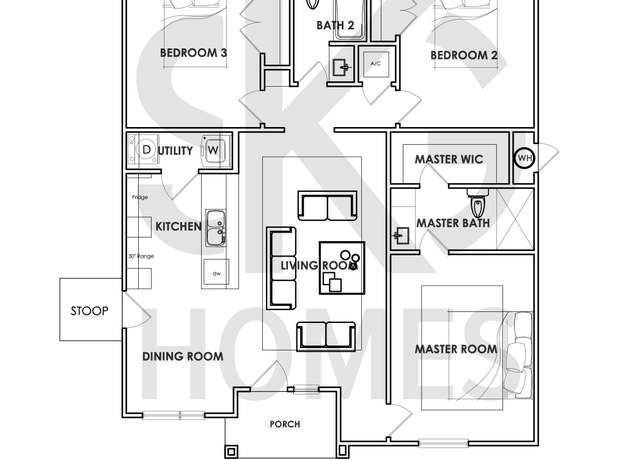 Property at 5012 Carambola Ln Plan, Laredo, TX 78046, 3 beds, 2 baths