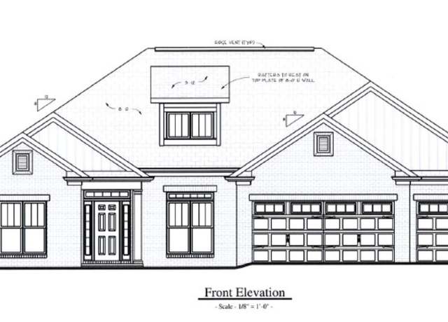 Property at Jordan Plan with 3 Car Front Entry Garage Plan, Madison, AL 35756, 5 beds, 4 baths