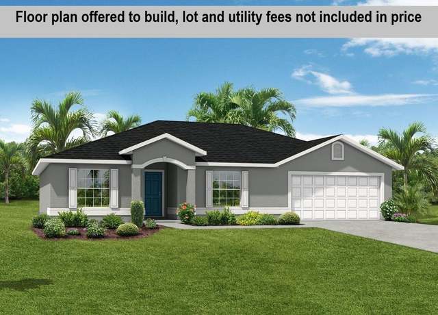 Property at Misty II Plan ON YOUR LOT Plan, Palm Coast, FL 32164, 3 beds, 2 baths