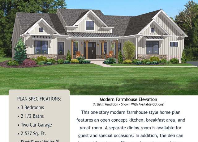 Property at Nathan Hale - Modern Farmhouse Plan, Easton, PA 18045, 3 beds, 2.5 baths