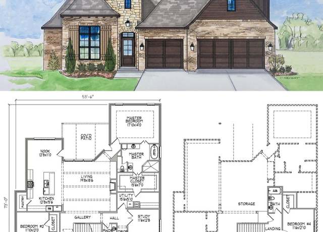 Property at Graham L Plan, Jenks, OK 74037, 4 beds, 3.5 baths