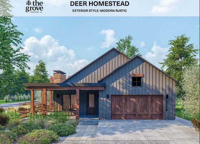 Property at Deer Homestead 1.0 Plan, Montrose, CO 81401, 3 beds, 2 baths