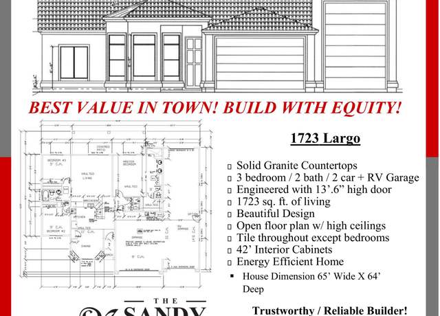 Property at Narrow Largo 1723 Plan, Lake Havasu City, AZ 86404, 3 beds, 2 baths