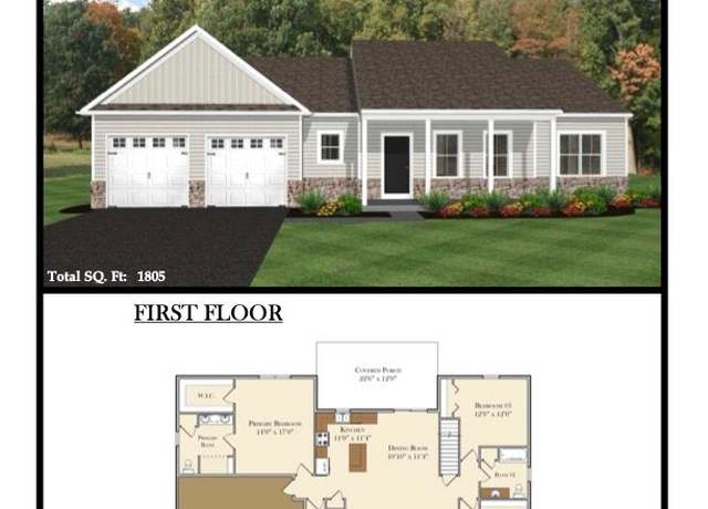 Property at Red Oak Plan, Elizabethtown, PA 17022, 3 beds, 2 baths