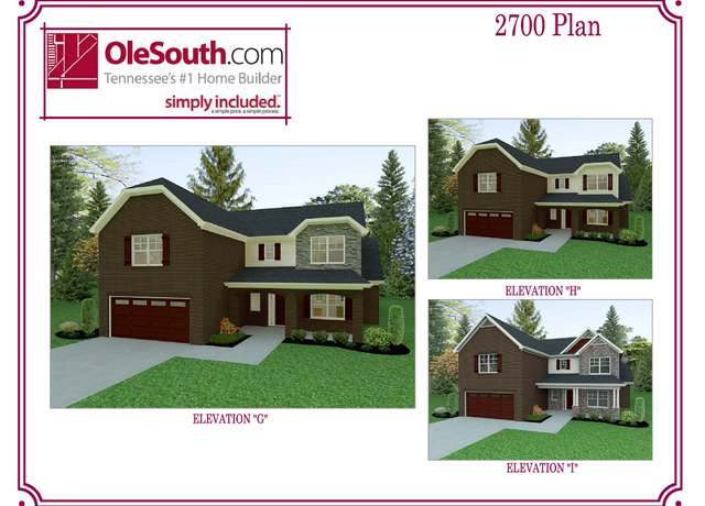 Property at 2700 Elevation GHI Plan, Smyrna, TN 37167, 4 beds, 3.5 baths