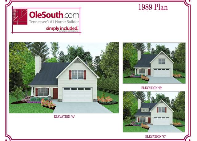 Property at 1989 Elevation ABC Plan, Murfreesboro, TN 37129, 3 beds, 2.5 baths