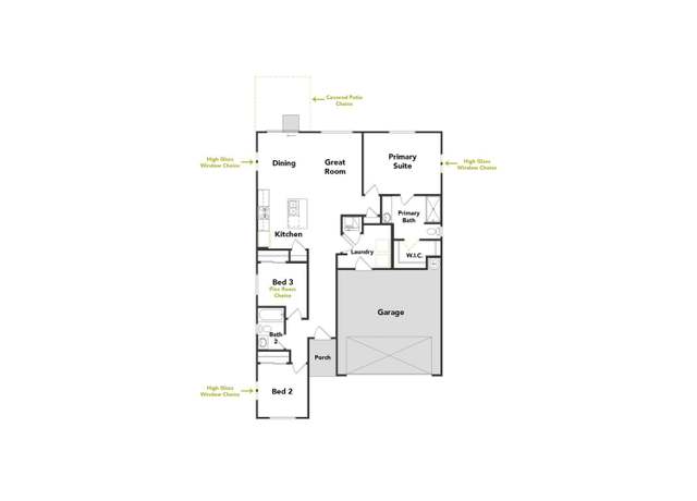 Property at Saguaro Plan, Coolidge, AZ 85128, 3 beds, 2 baths