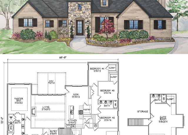 Property at Rooney Up Plan, Broken Arrow, OK 74014, 4 beds, 3.5 baths