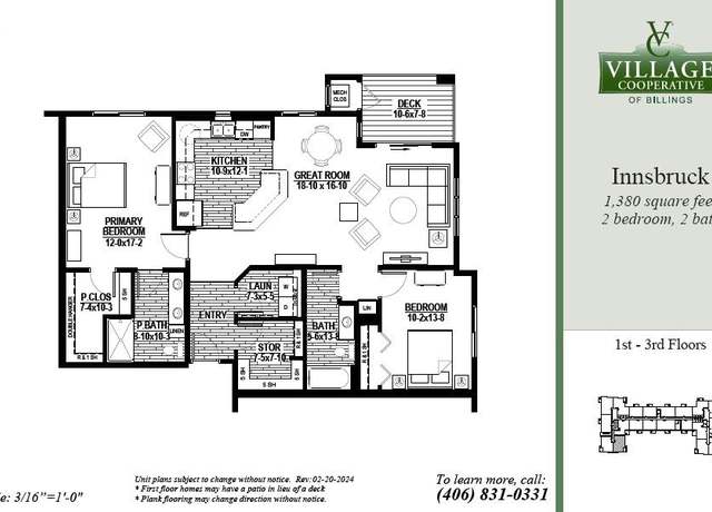 Property at Innsbruck Plan, Billings, MT 59102, 2 beds, 2 baths