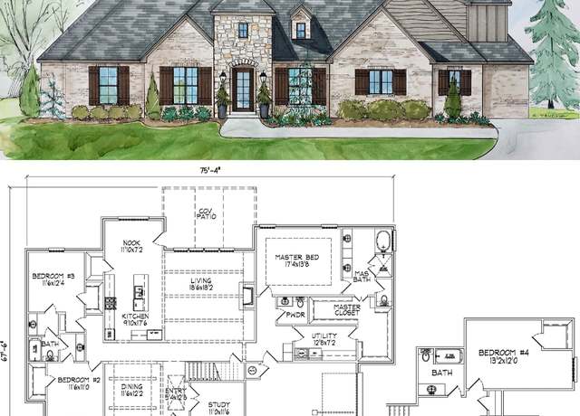 Property at Staubach Plan, Broken Arrow, OK 74014, 4 beds, 3.5 baths