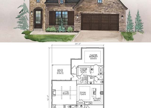 Property at 1906 Plan, Bixby, OK 74008, 3 beds, 2.5 baths