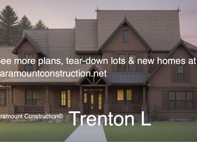 Property at Trenton L (price excludes land (add $1.3M+/-) Plan, Chevy Chase, MD 20815, 6 beds, 6.5 baths