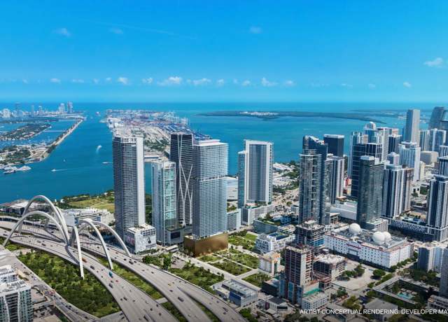 Property at Residence 44B Plan, Miami, FL 33132, 3 beds, 2.5 baths