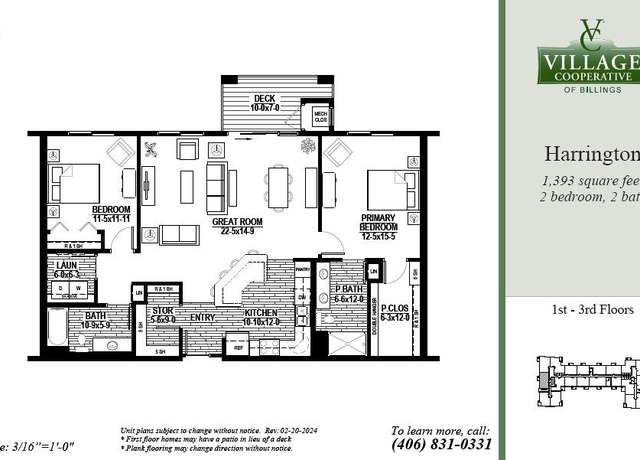 Property at Harrington Plan, Billings, MT 59102, 2 beds, 2 baths