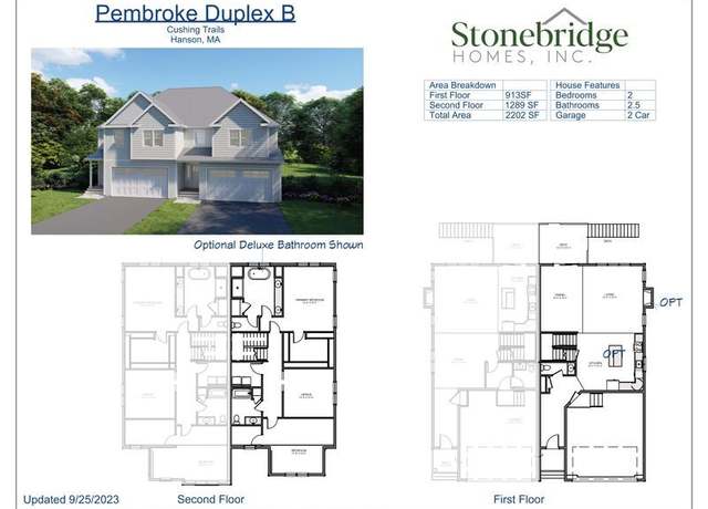 Property at Pembroke B Plan, Hanson, MA 02341, 2 beds, 2.5 baths