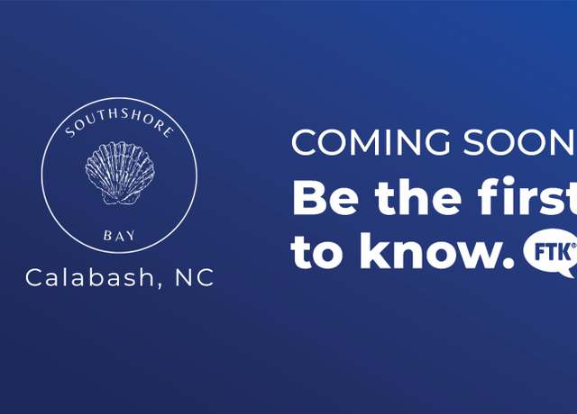 Property at Homes Available Soon Plan, Calabash, NC 28467