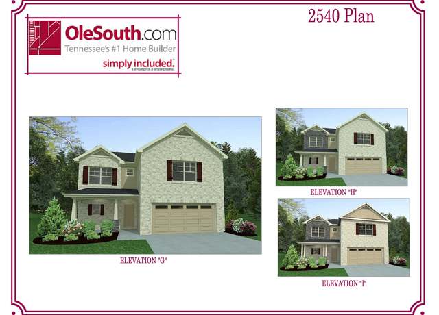 Property at 2540 Elevation GHI Plan, Smyrna, TN 37167, 4 beds, 2.5 baths