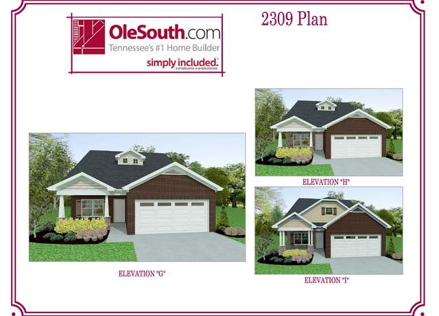 Property at 2309 Elevation GHI Plan, Smyrna, TN 37167, 4 beds, 3.5 baths