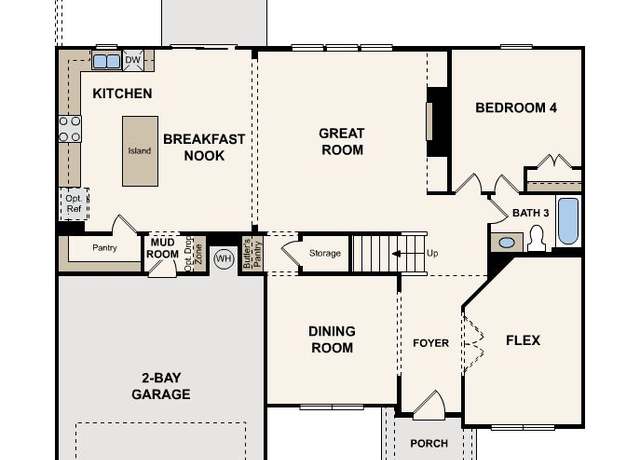 Property at Birch Plan, Atlanta, GA 30349, 4 beds, 3 baths