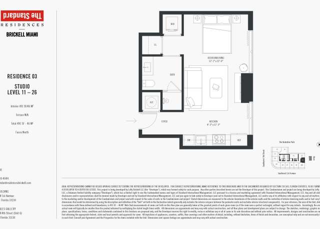 Property at Residence 03 Plan, Miami, FL 33130, 1 bed, 1 bath