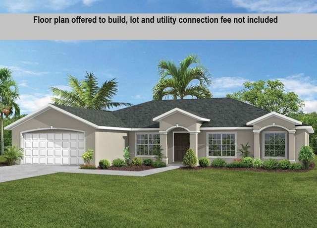 Property at Willow Plan ON YOUR LOT Plan, Palm Coast, FL 32164, 3 beds, 2 baths
