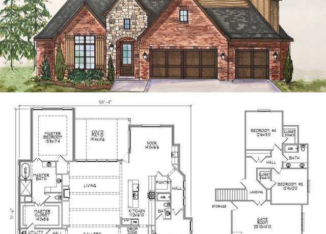 Property at 3636 Plan, Owasso, OK 74055, 4 beds, 3.5 baths