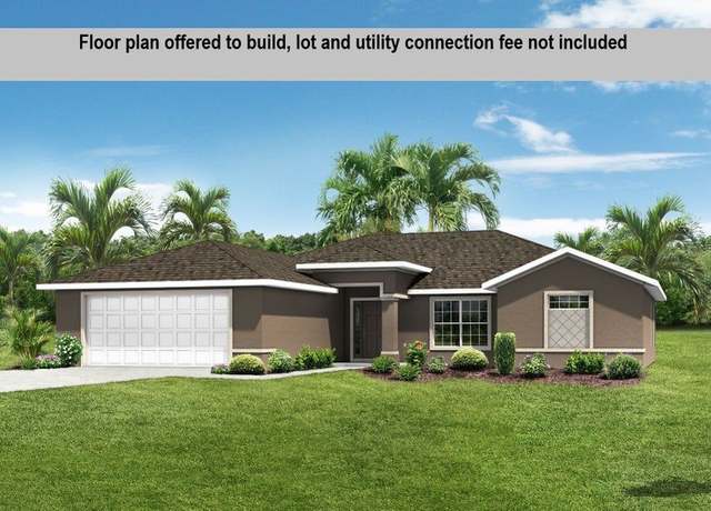 Property at Magnolia Plan ON YOUR LOT Plan, Palm Coast, FL 32164, 3 beds, 2 baths