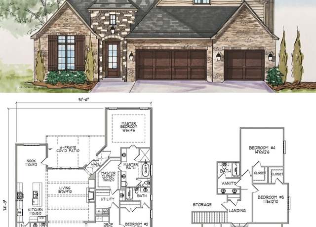 Property at Morgan L Plan, Jenks, OK 74037, 4 beds, 3.5 baths