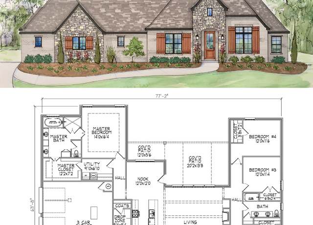 Property at 2755 Plan, Broken Arrow, OK 74014, 4 beds, 2.5 baths