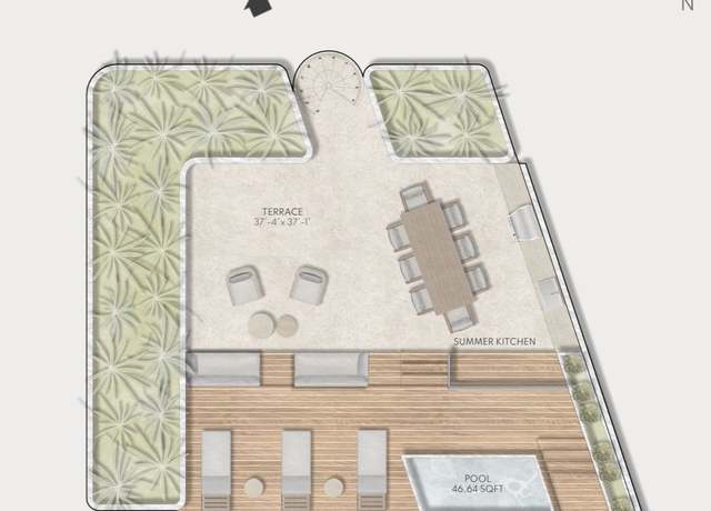 Property at Residence 310 Plan, Surfside, FL 33154, 2 beds, 2 baths