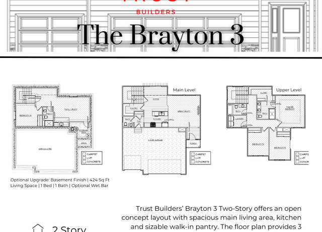 Property at Brayton 3 Plan, West Des Moines, IA 50266, 3 beds, 2 baths