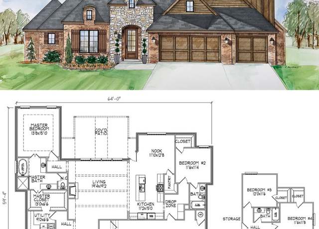 Property at 2941 Plan, Claremore, OK 74017, 4 beds, 3.5 baths