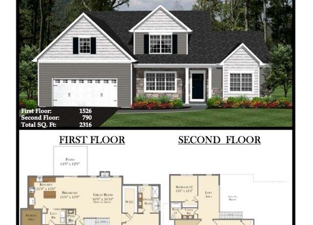 Property at The Bradford Plan, Elizabethtown, PA 17022, 3 beds, 2.5 baths