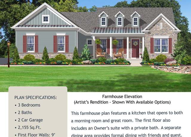 Property at Hawthorn - Farmhouse Plan, Easton, PA 18045, 3 beds, 2 baths
