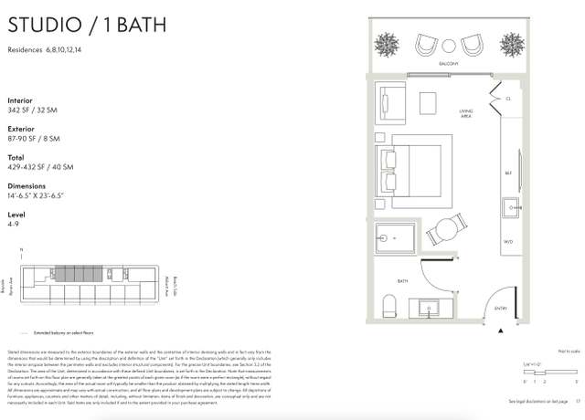 Property at Residences 6,8,10,12,14 Plan, Miami Beach, FL 33141, 1 bath