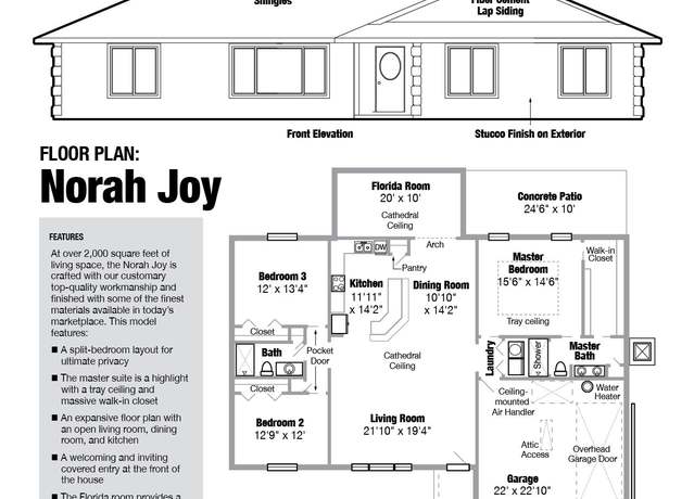 Property at Norah Joy Plan, Citrus Springs, FL 34434, 3 beds, 2 baths