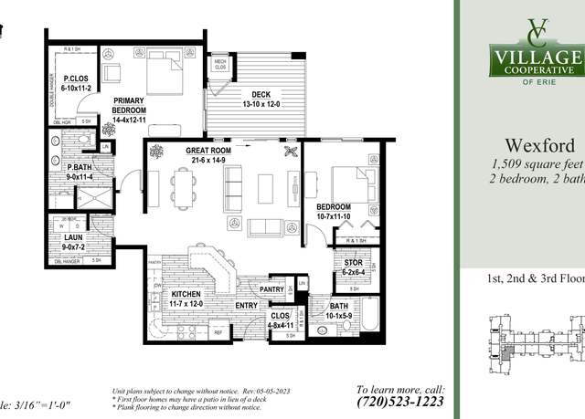 Property at Wexford Plan, Lafayette, CO 80026, 2 beds, 2 baths