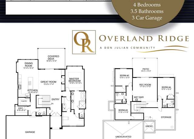 Property at The Brentwood Plan, Kansas City, MO 64151, 4 beds, 3.5 baths
