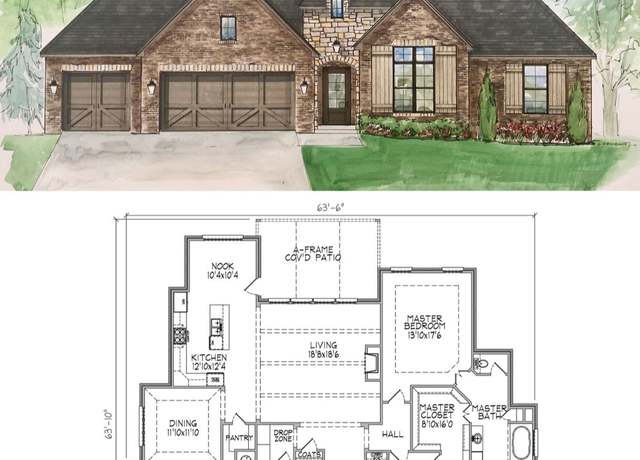Property at 2276 Plan, Claremore, OK 74017, 3 beds, 2.5 baths
