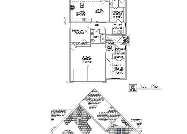 Property at 1625 Plan, Owasso, OK 74055, 3 beds, 2.5 baths